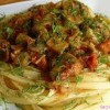 Вегетарианские спагетти по-болонски